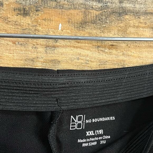 No Boundaries Black Pull On Skinny Fit Pants Size XXXL - Picture 11 of 12